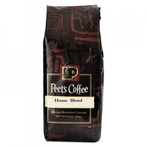 Peet's Coffee & Tea Bulk Coffee, House Blend, Ground, 1 lb Bag PEE501619 501619