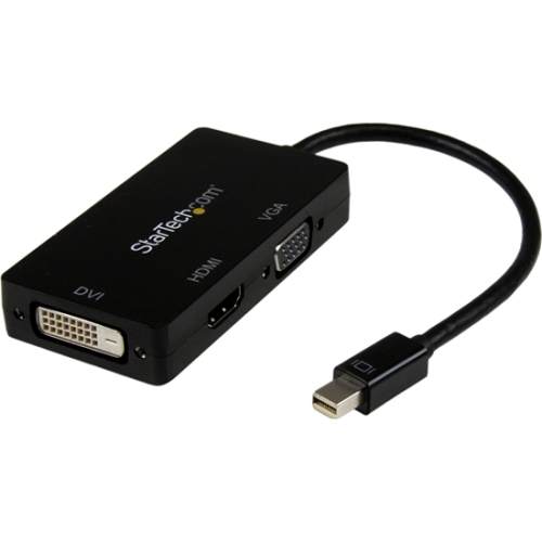 StarTech.com Mini DisplayPort to VGA / DVI / HDMI Adapter - 3-in-1 mDP Converter MDP2VGDVHD