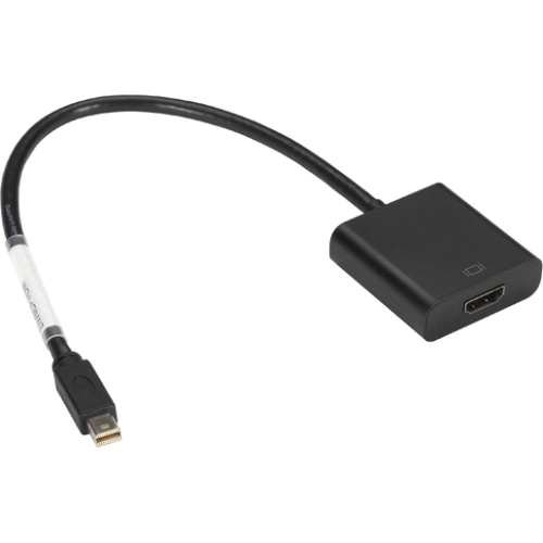 Black Box Mini DisplayPort to HDMI Male Adapter, 12" (30.5 cm) ENVMDP-HDMI