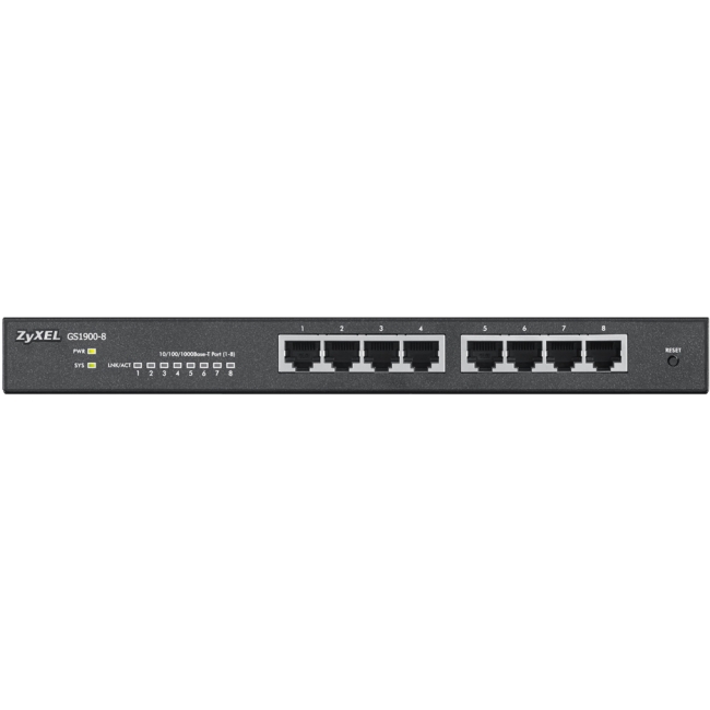 ZyXEL 8-Port GbE Smart Managed Switch GS1900-8