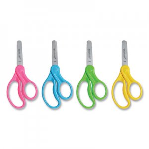 Westcott For Kids Scissors, Blunt Tip, 5" Long, 1.75" Cut Length, Randomly Assorted Straight Handles ACM13130 13130