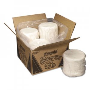 Crayola Air-Dry Clay, White, 25 lbs CYO575001 575001