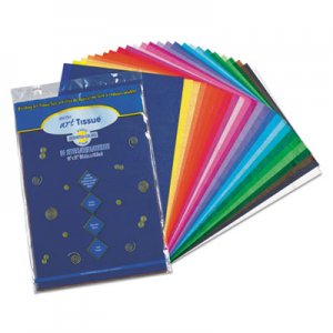 Pacon Spectra Art Tissue, 10 lbs., 12 x 18, 10 Assorted Colors, 50 Sheets/Pack PAC58520 58520