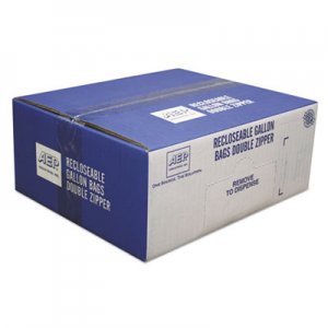 Handi-Bag Resealable Clear Plastic Storage Bags, 1 gal, 1.75 mil, 10.5" x 11", Clear, 250/Box WBIZIP1GS250