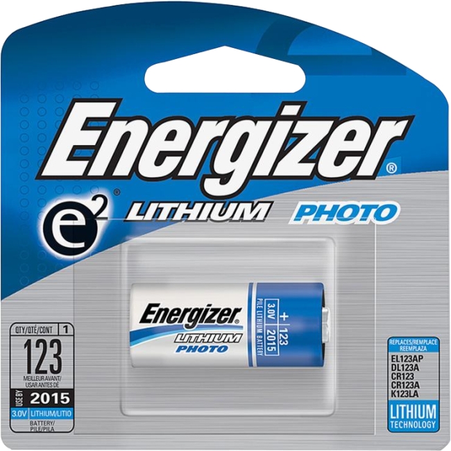 Energizer 123 Lithium Camera Battery EL123APBP