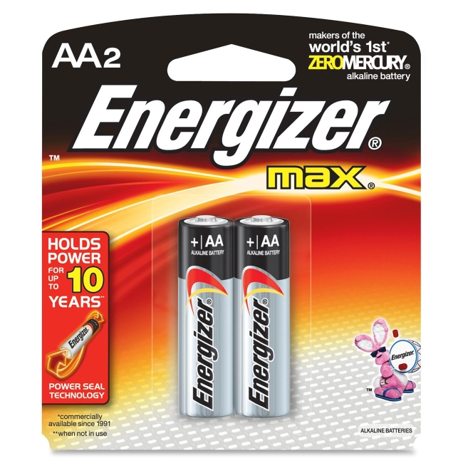 Energizer AA Size Alkaline General Purpose Battery E91BP-2