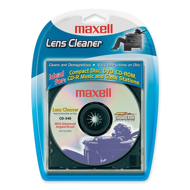 Maxell CD-340 CD Lens Cleaner 190048