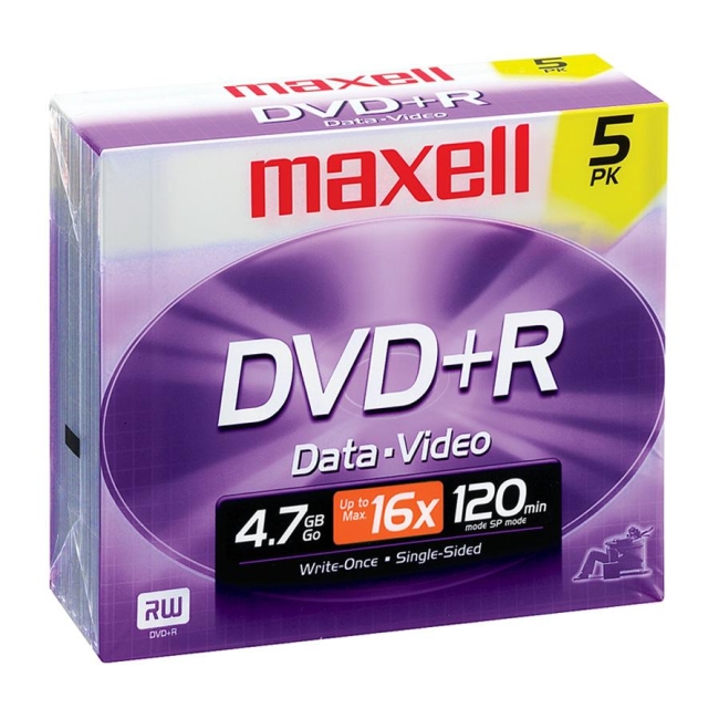 Maxell 16x DVD+R Media 639002