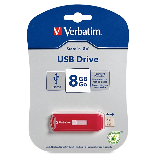 Verbatim 8GB Store 'n' Go USB 2.0 Flash Drive 95507