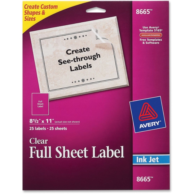Avery Easy Peel Mailing Labels 8665