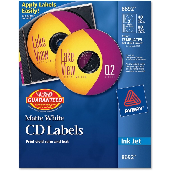 Avery CD/DVD Label 8692