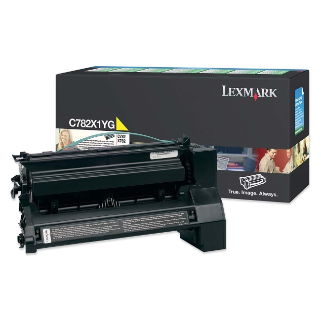 Lexmark Extra High Yield Return Program Yellow Toner Cartridge C782X1YG