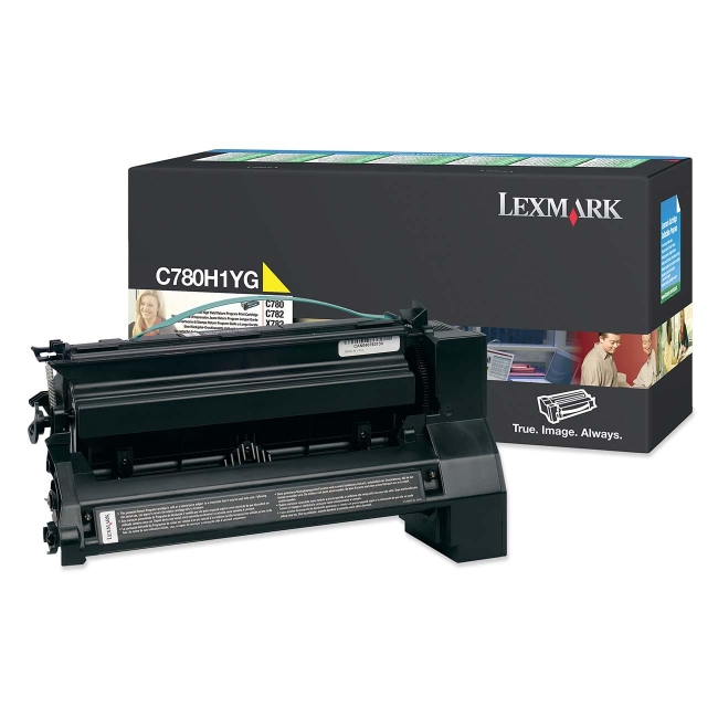 Lexmark Return Program High Yield Yellow Toner Cartridge C780H1YG