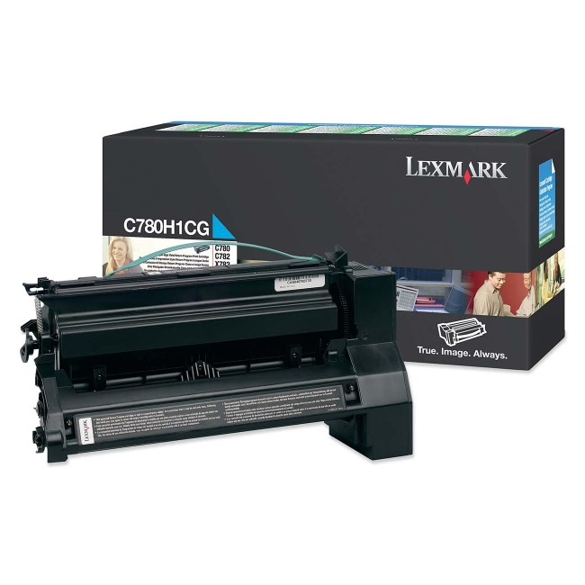 Lexmark Return Program High Yield Cyan Toner Cartridge C780H1CG