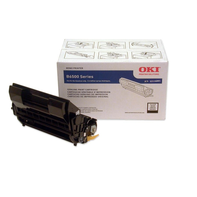 Oki Standard Capacity Black Toner Cartridge 52116001