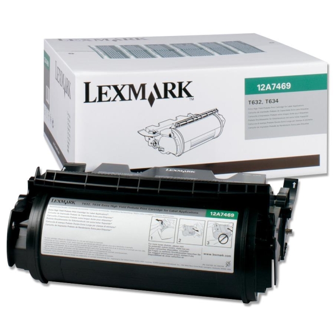 Lexmark Black Toner Cartridge 12A7469