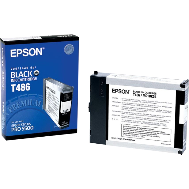 Epson Black Ink Cartridge T486011