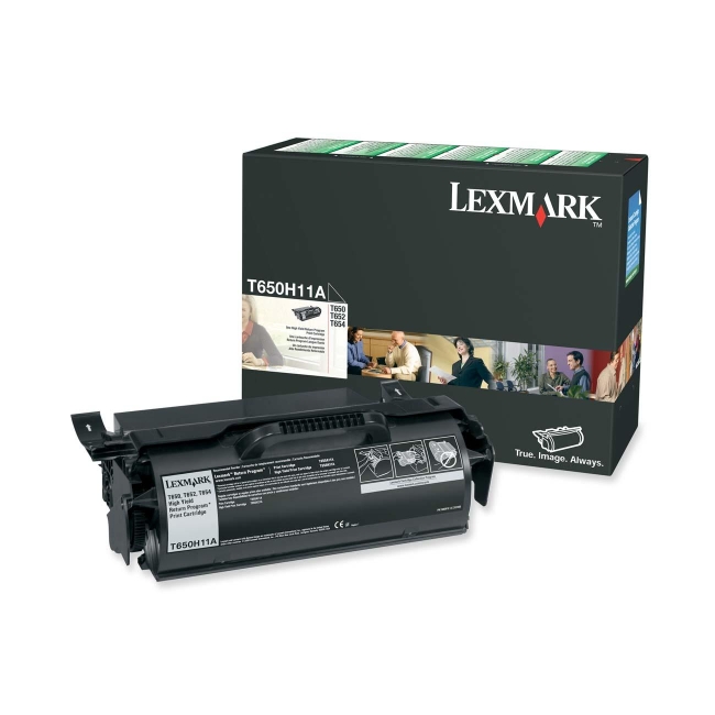 Lexmark High Yield Return Program Black Toner Cartridge T650H11A