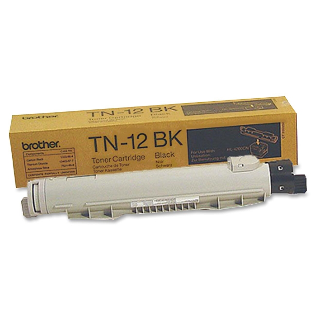 Brother 12BK Black Toner Cartridge TN12BK