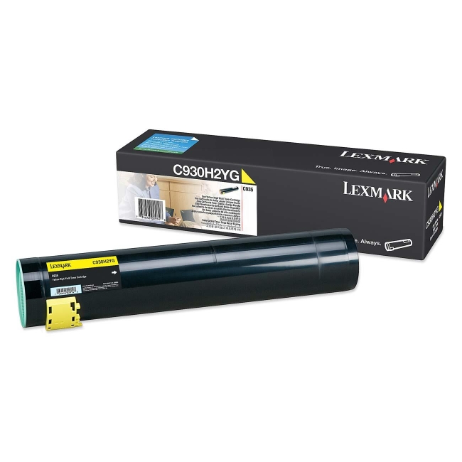 Lexmark High Yield Yellow Toner Cartridge C930H2YG