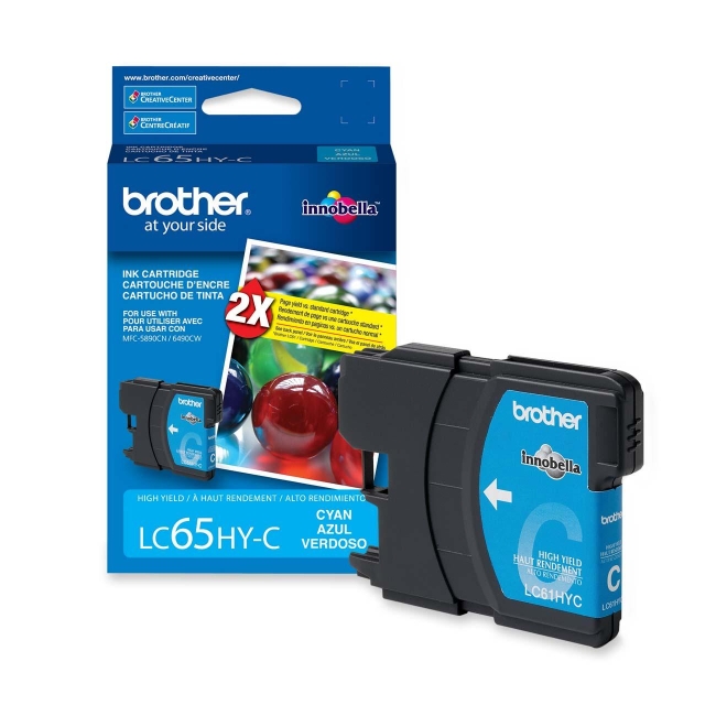 Brother Cyan Ink Cartridge LC65HYC