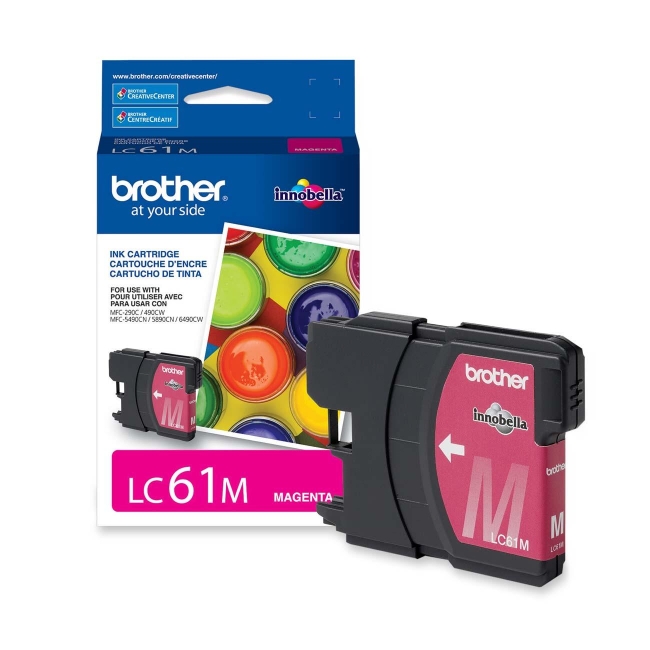 Brother Magenta Ink Cartridge LC61M