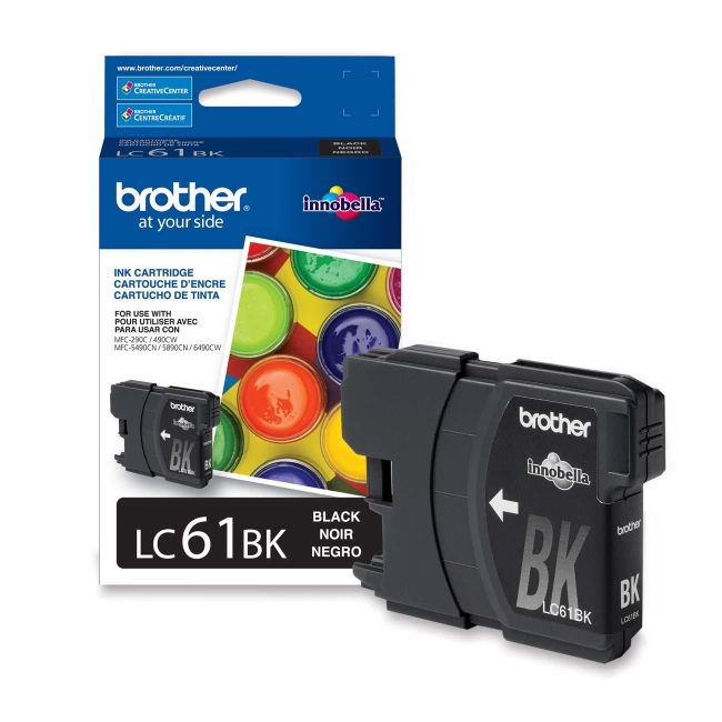 Brother Innobella Standard Yield Black Ink Cartridge LC61BK