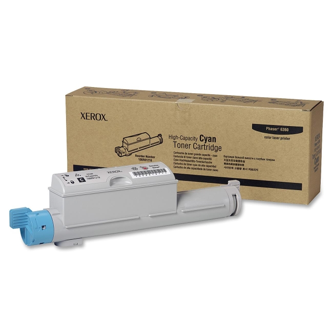 Xerox High Capacity Cyan Toner Cartridge 106R01218