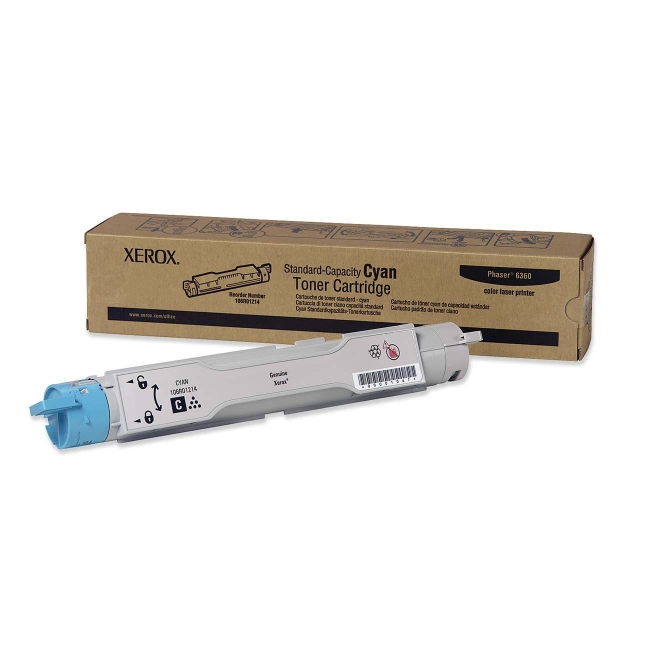 Xerox Standard Capacity Cyan Toner Cartridge 106R01214