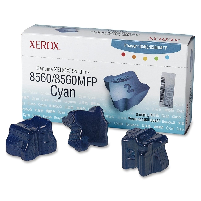 Xerox Cyan Solid Ink Sticks 108R00723