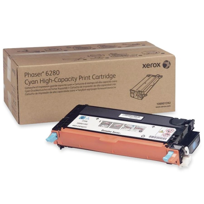 Xerox Cyan Toner Cartridge 106R01392