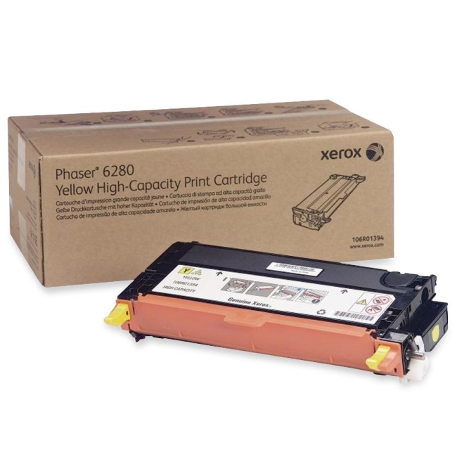 Xerox Yellow Toner Cartridge 106R01394