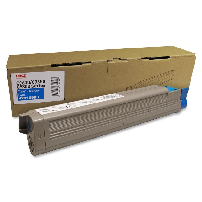 Oki TYPE C7 Cyan Toner Cartridge 42918983 Type C7