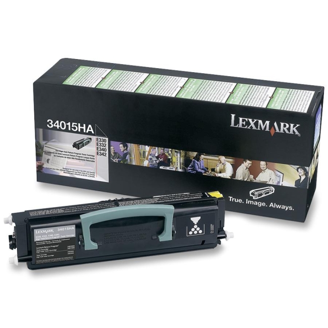 Lexmark Black Return Program Toner Cartridge 34015HA