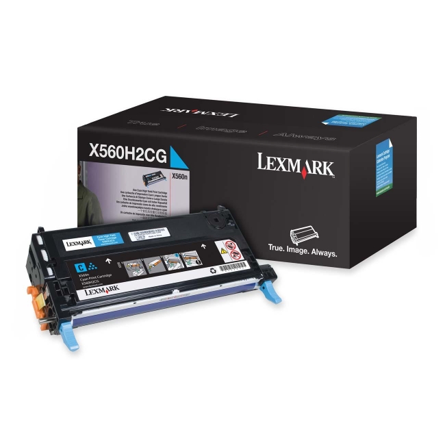 Lexmark Cyan Toner Cartridge X560H2CG