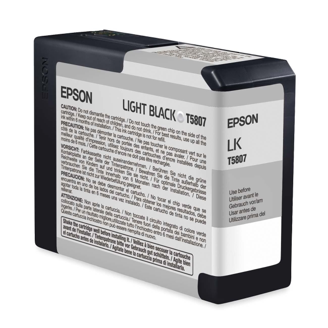 Epson UltraChrome K3 Light Black Ink Cartridge T580700