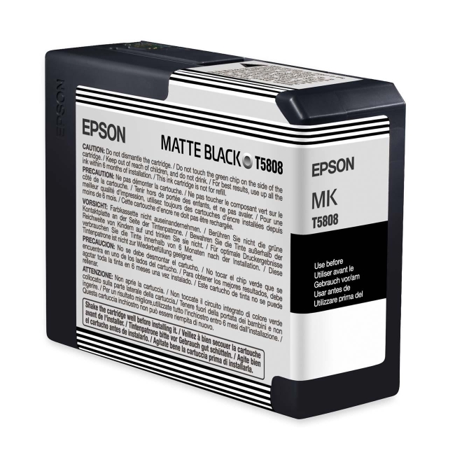 Epson UltraChrome K3 Matte Black Ink Cartridge T580800