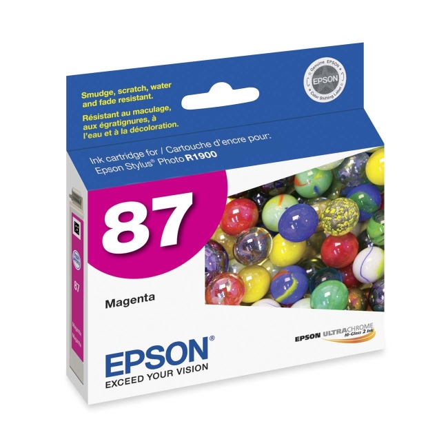 Epson UltraChrome Hi-Gloss 2 Pigment Magenta Ink Cartridge T087320