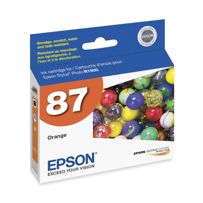 Epson UltraChrome Hi-Gloss 2 Pigment Orange Ink Cartridge T087920