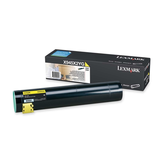 Lexmark High Yield Yellow Toner Cartridge X945X2YG
