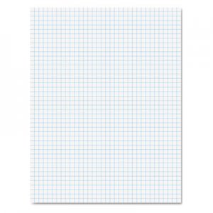 Ampad Quadrille Pads, 4 sq/in Quadrille Rule, 8.5 x 11, White, 50 Sheets TOP22000 22-000