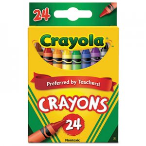 Crayola Classic Color Crayons, Peggable Retail Pack, 24 Colors CYO523024 523024