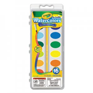 Crayola Washable Watercolor Paint, 16 Assorted Colors CYO530555 530555