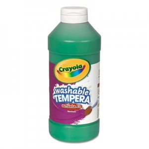 Crayola Artista II Washable Tempera Paint, Green, 16 oz CYO543115044 543115044