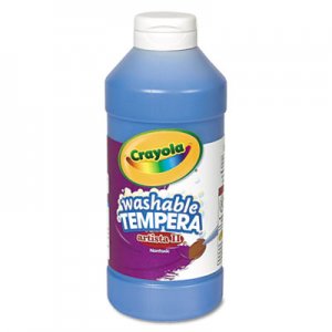 Crayola Artista II Washable Tempera Paint, Blue, 16 oz CYO543115042 543115042