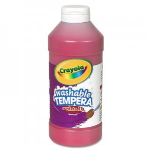 Crayola Artista II Washable Tempera Paint, Red, 16 oz CYO543115038 543115038