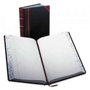 Boorum & Pease Record/Account Book, Record Rule, Black/Red, 500 Pages, 14 1/8 x 8 5/8 BOR9500R 9