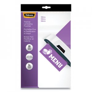 Fellowes Laminating Pouches, 3mil, 12 x 18, 25/Pack FEL52011 52011