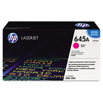 HP 645A, Magenta Original LaserJet Toner Cartridge C9733A HEWC9733A