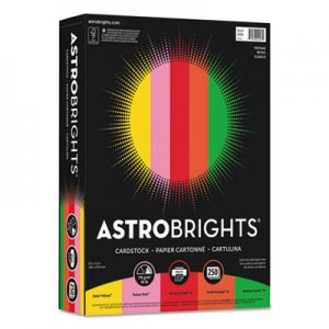 Astrobrights Color Cardstock -"Vintage" Assortment, 65lb, 8.5 x 11, Assorted, 250/Pack WAU21003 21003